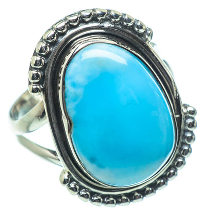 Larimar Rings handcrafted by Ana Silver Co - RING30953