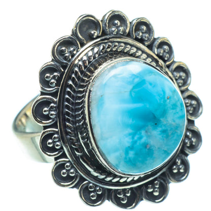 Larimar Rings handcrafted by Ana Silver Co - RING30957