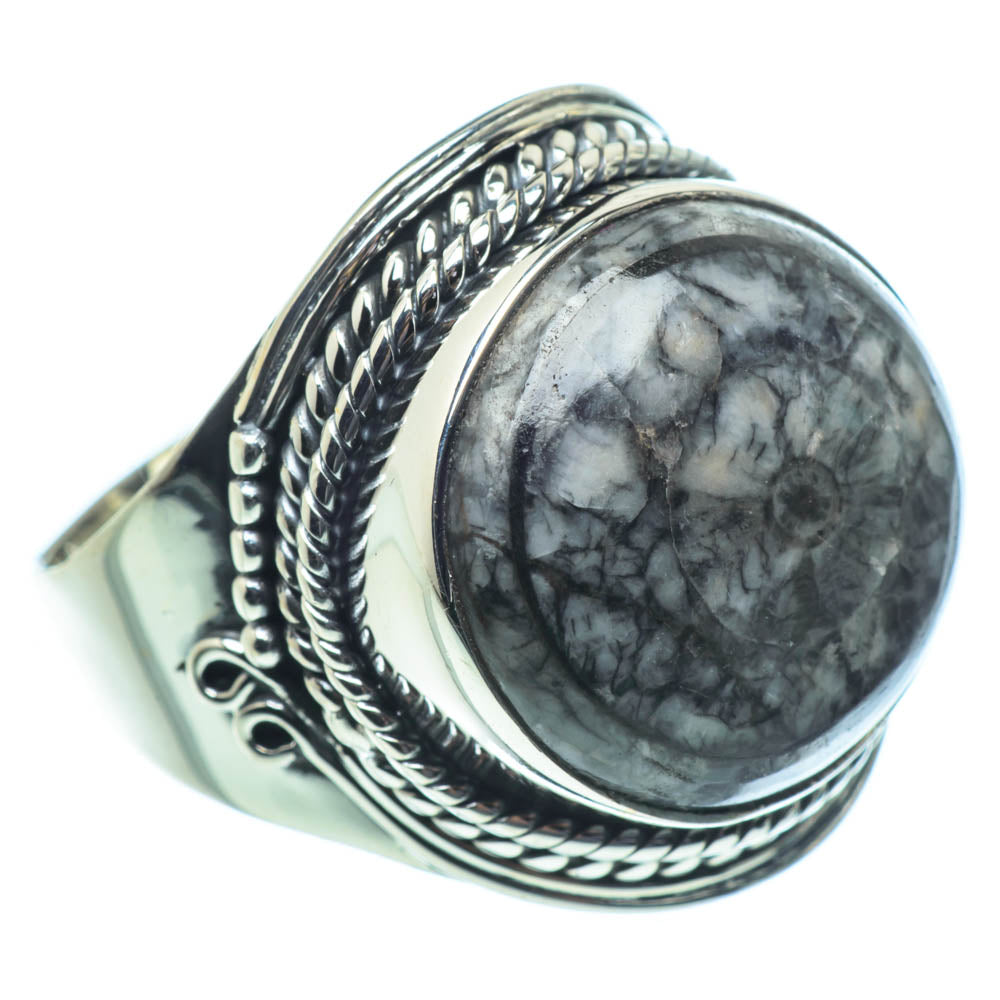 Pinolith Jasper Rings handcrafted by Ana Silver Co - RING30962