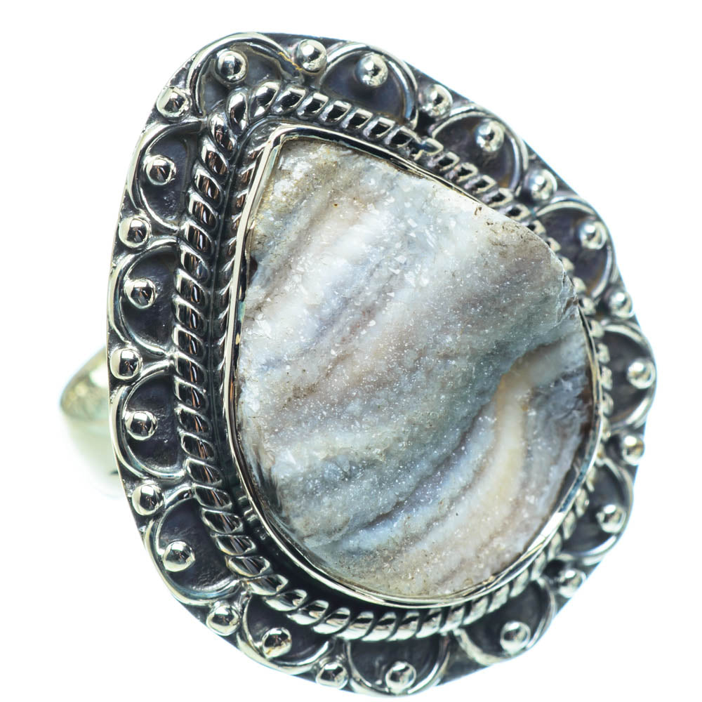 Desert Druzy Rings handcrafted by Ana Silver Co - RING31092