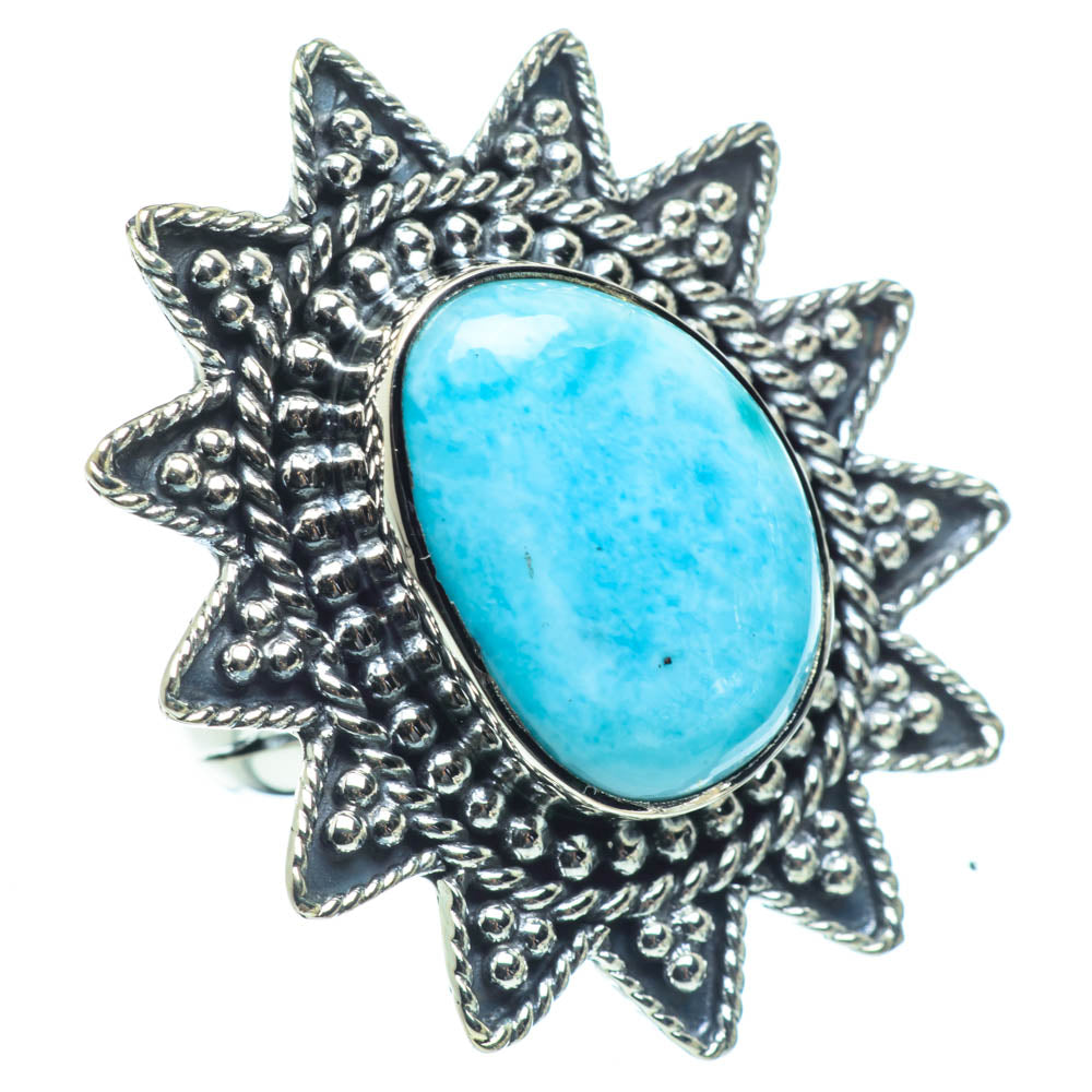 Larimar Rings handcrafted by Ana Silver Co - RING31095