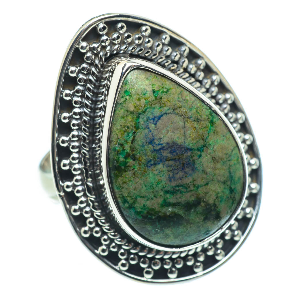 Azurite Rings handcrafted by Ana Silver Co - RING31109