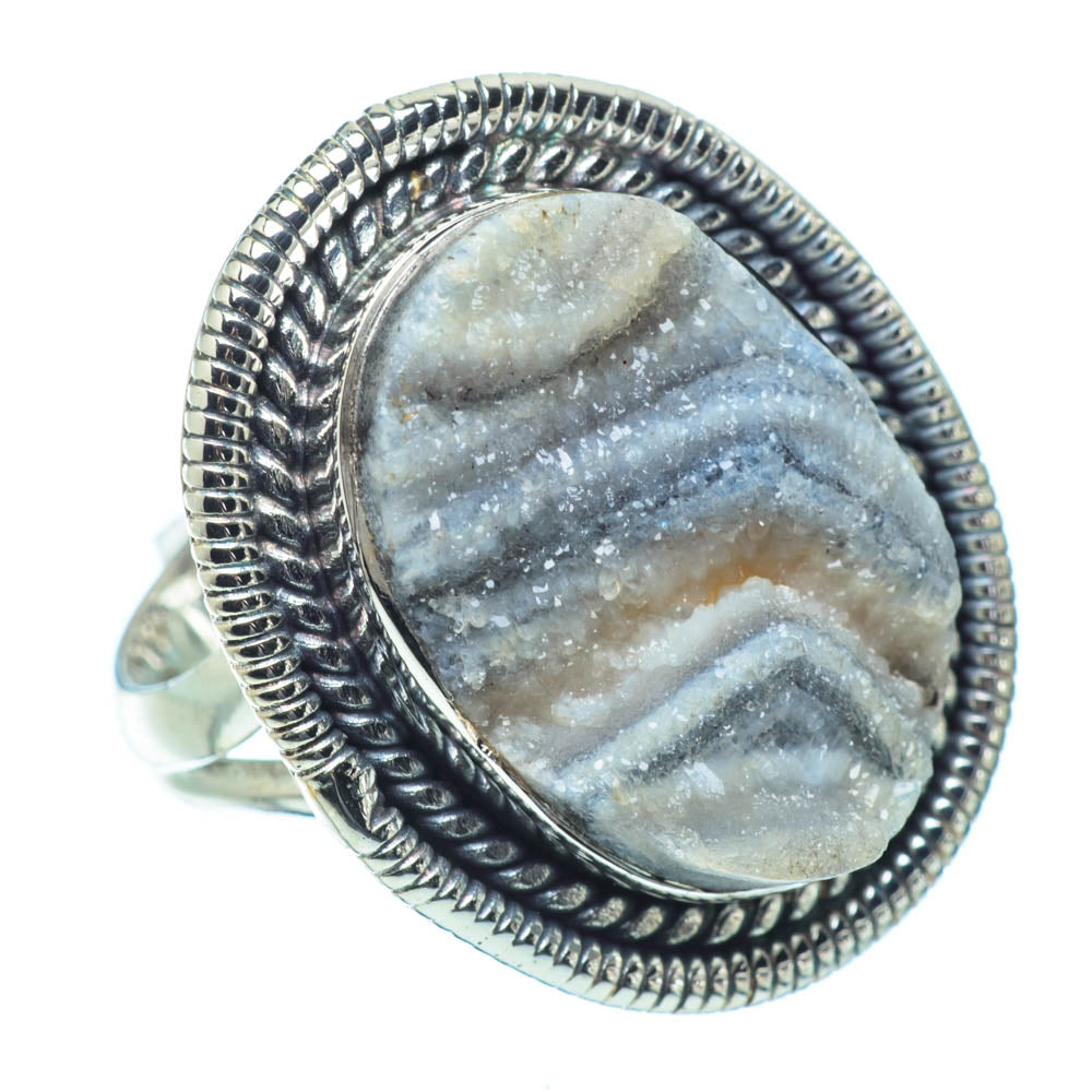 Desert Druzy Rings handcrafted by Ana Silver Co - RING31300