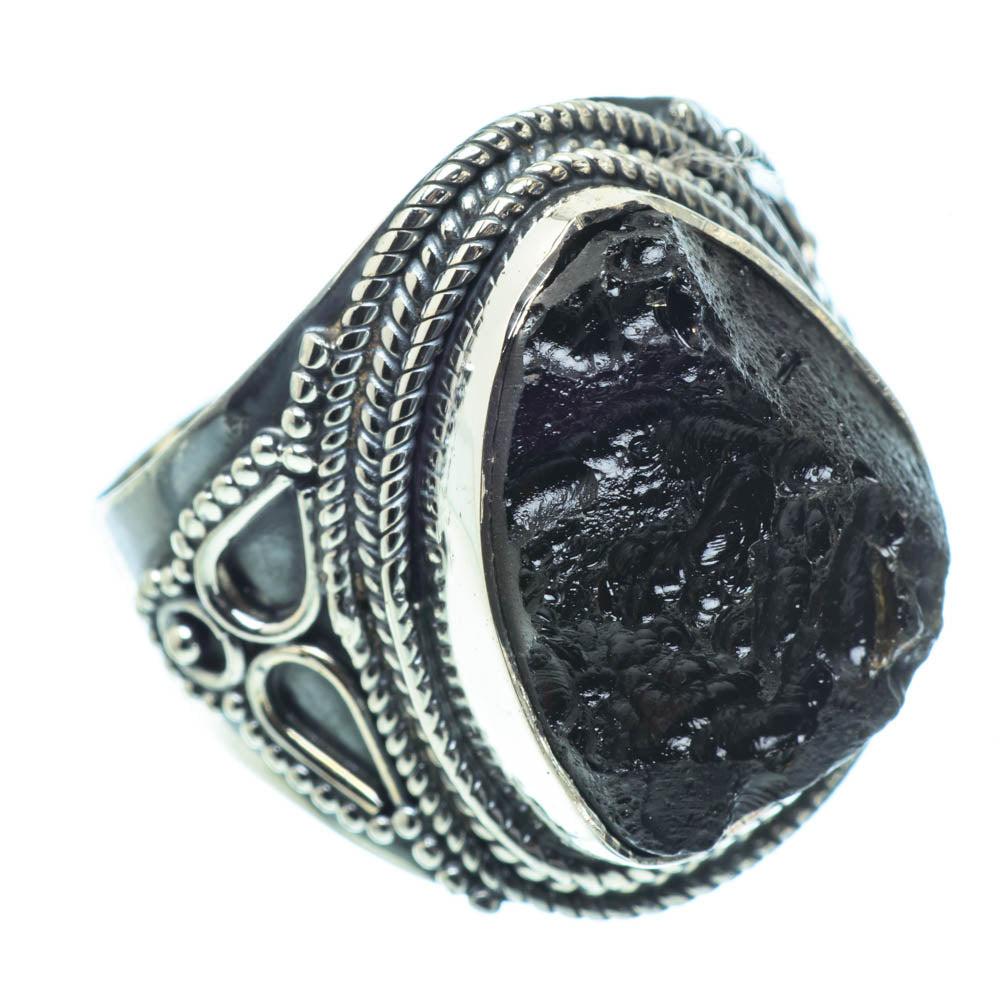 Tektite Rings handcrafted by Ana Silver Co - RING31317