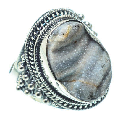 Desert Druzy Rings handcrafted by Ana Silver Co - RING31323