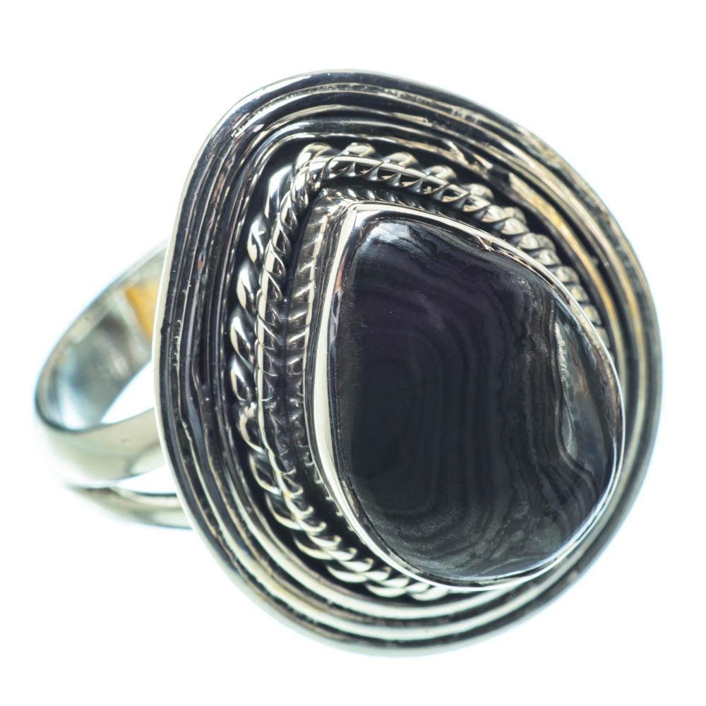 Psilomelane Rings handcrafted by Ana Silver Co - RING31338