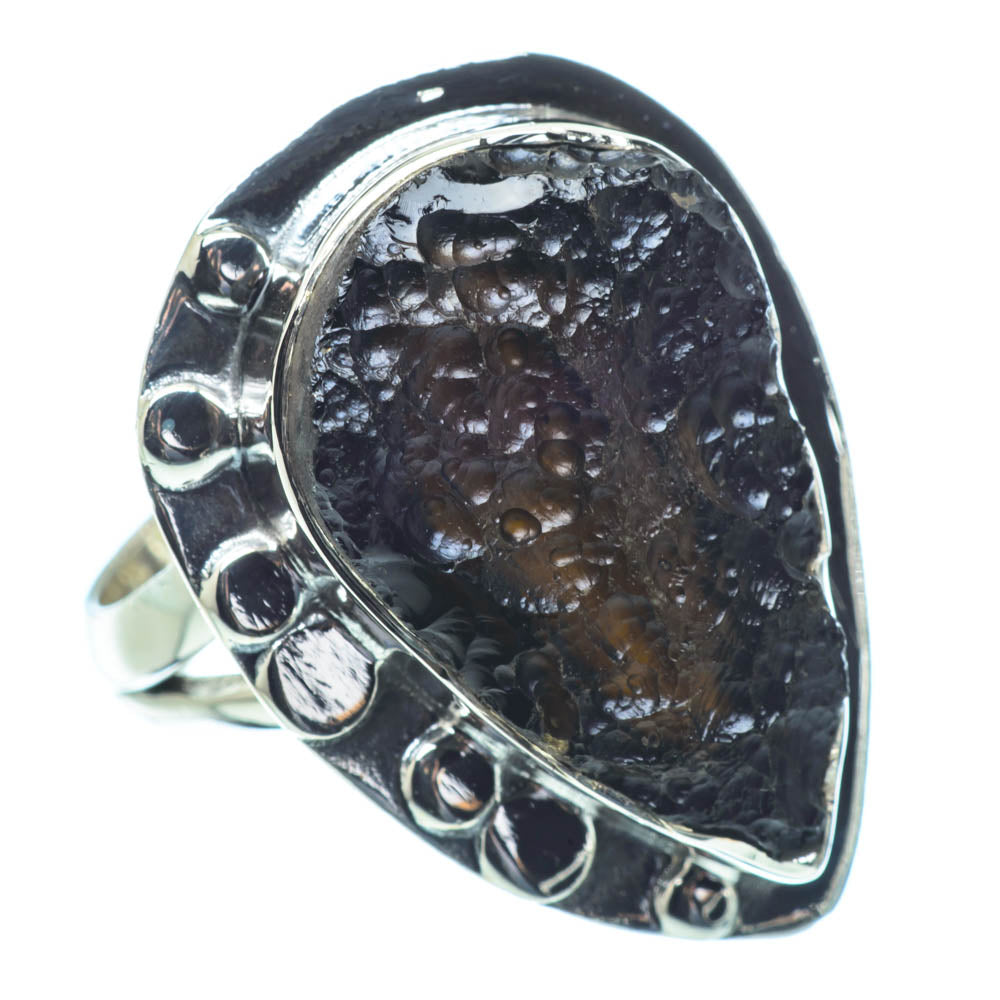 Tektite Rings handcrafted by Ana Silver Co - RING31357