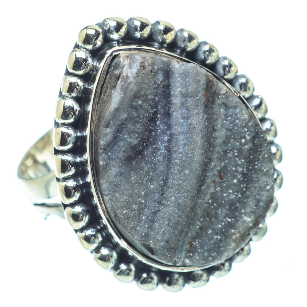Desert Druzy Rings handcrafted by Ana Silver Co - RING31514