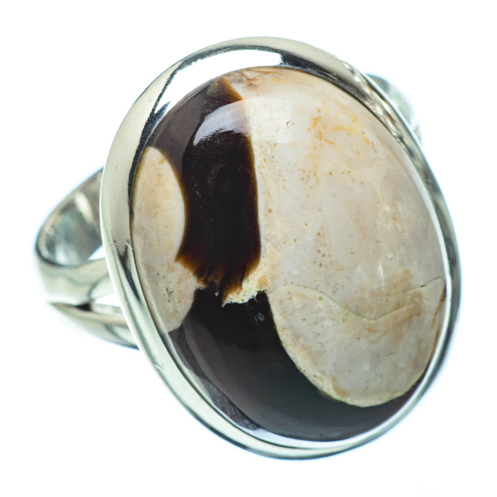 Peanut Wood Jasper Rings handcrafted by Ana Silver Co - RING31637