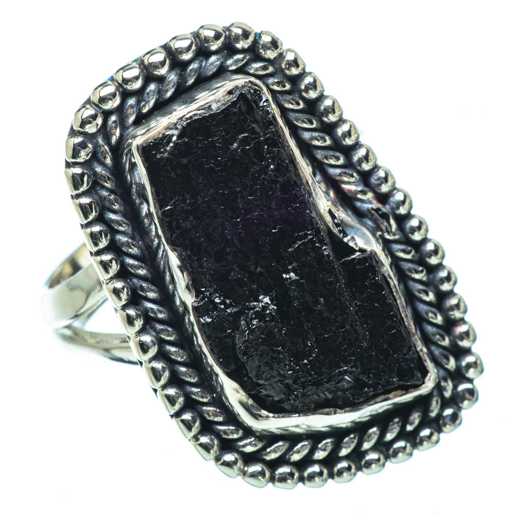 Tektite Rings handcrafted by Ana Silver Co - RING31646