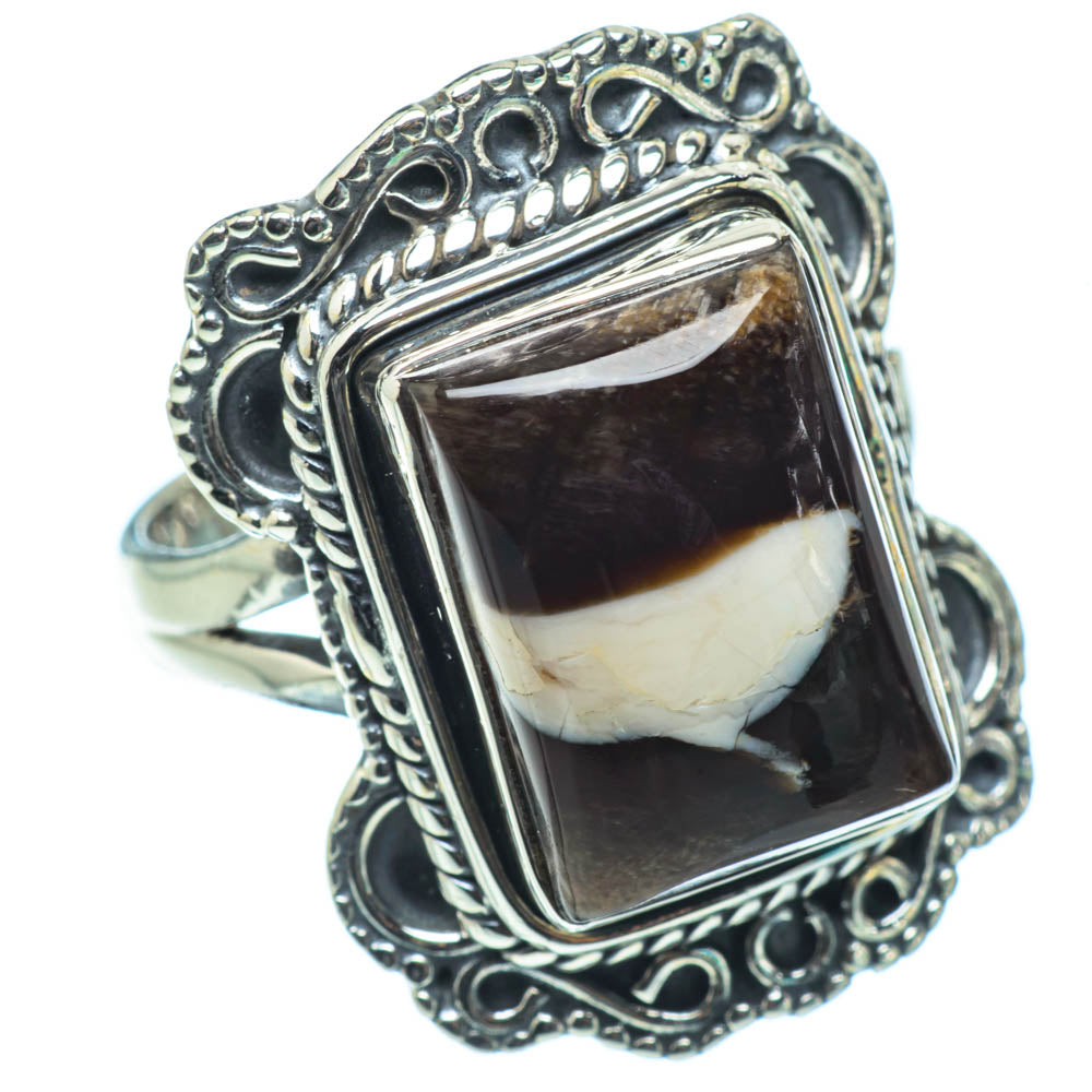 Peanut Wood Jasper Rings handcrafted by Ana Silver Co - RING31738