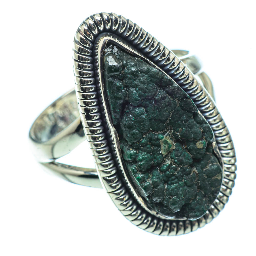 Blister Malachite Rings handcrafted by Ana Silver Co - RING31767