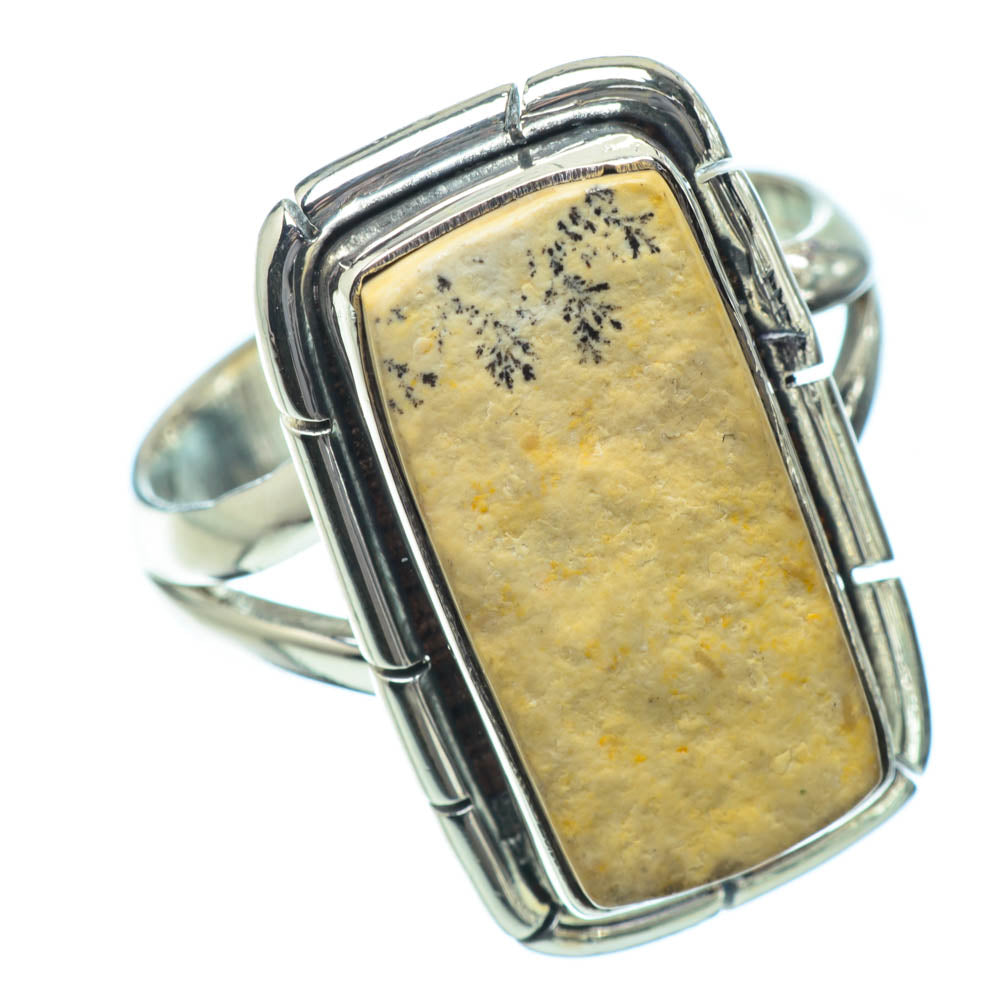 Germany Psilomelane Dendrite Rings handcrafted by Ana Silver Co - RING32044
