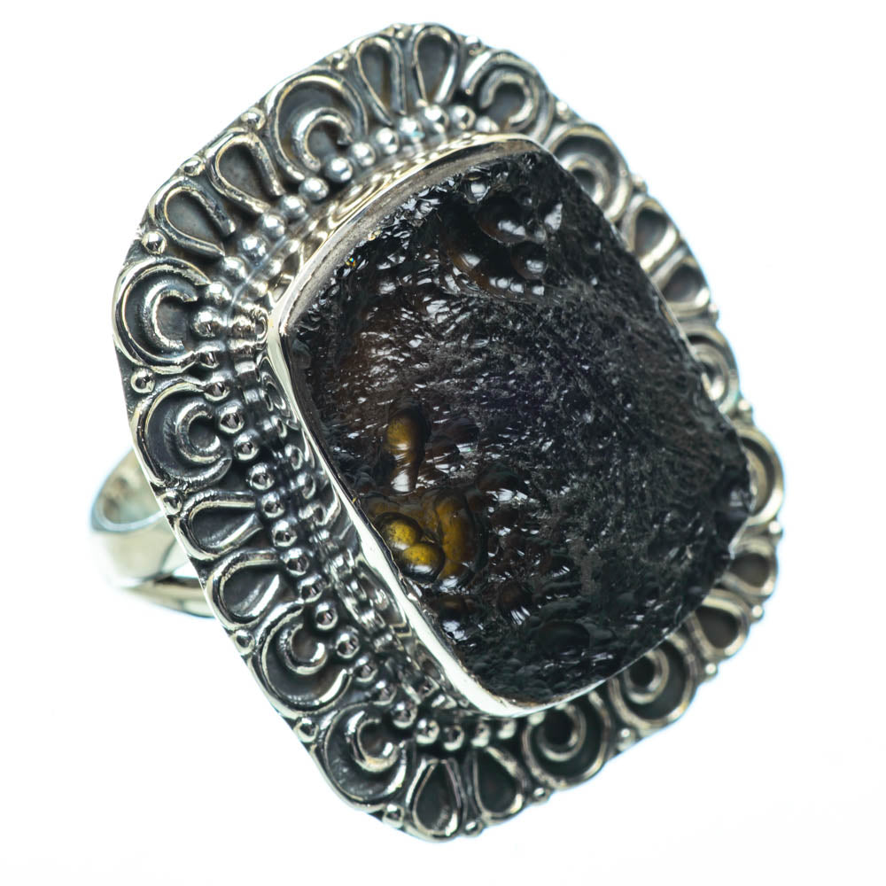 Tektite Rings handcrafted by Ana Silver Co - RING32324