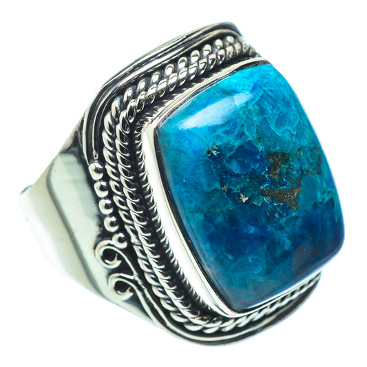 Chrysocolla Rings handcrafted by Ana Silver Co - RING32517