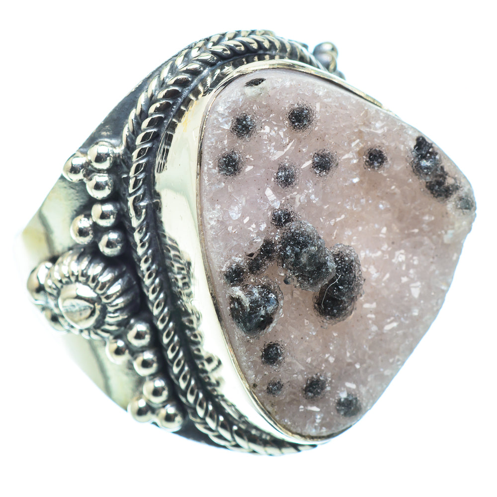 Desert Druzy Rings handcrafted by Ana Silver Co - RING32719