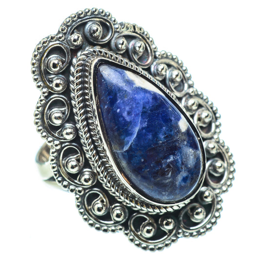 Sodalite Rings handcrafted by Ana Silver Co - RING32803