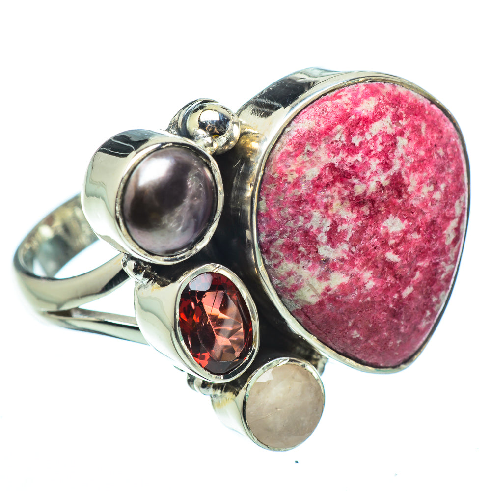Thulite Rings handcrafted by Ana Silver Co - RING32839