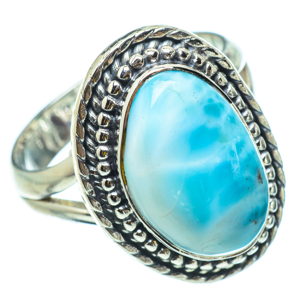 Larimar Rings handcrafted by Ana Silver Co - RING32964