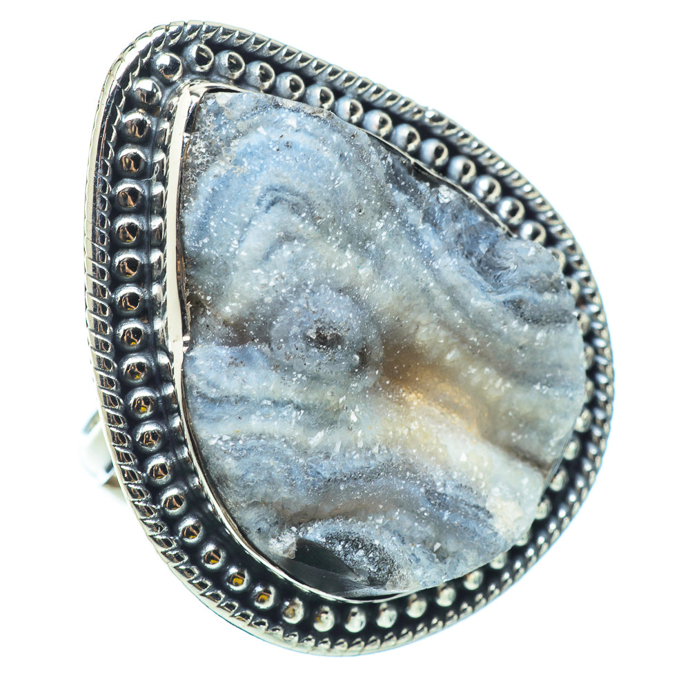 Desert Druzy Rings handcrafted by Ana Silver Co - RING33035