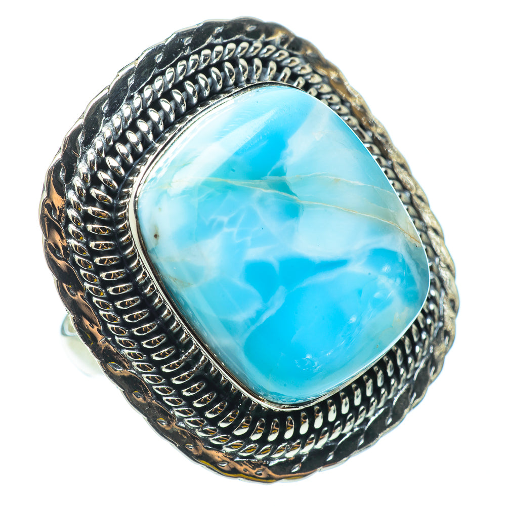 Larimar Rings handcrafted by Ana Silver Co - RING33126