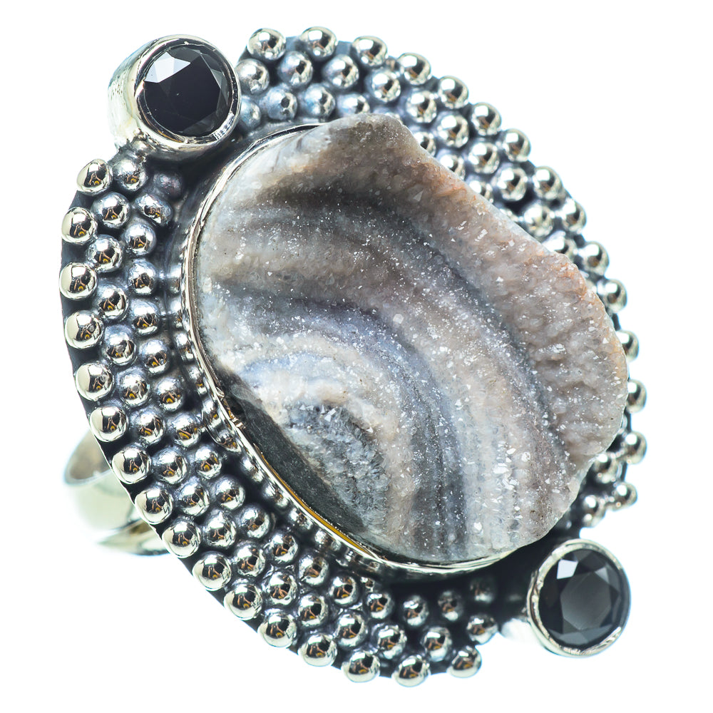 Desert Druzy Rings handcrafted by Ana Silver Co - RING33162