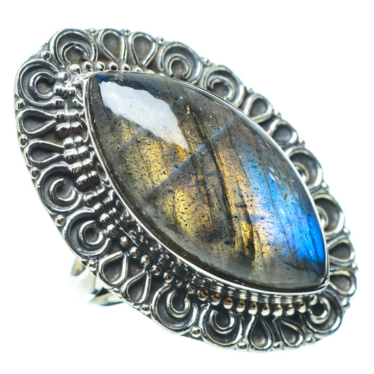Labradorite Rings handcrafted by Ana Silver Co - RING33168