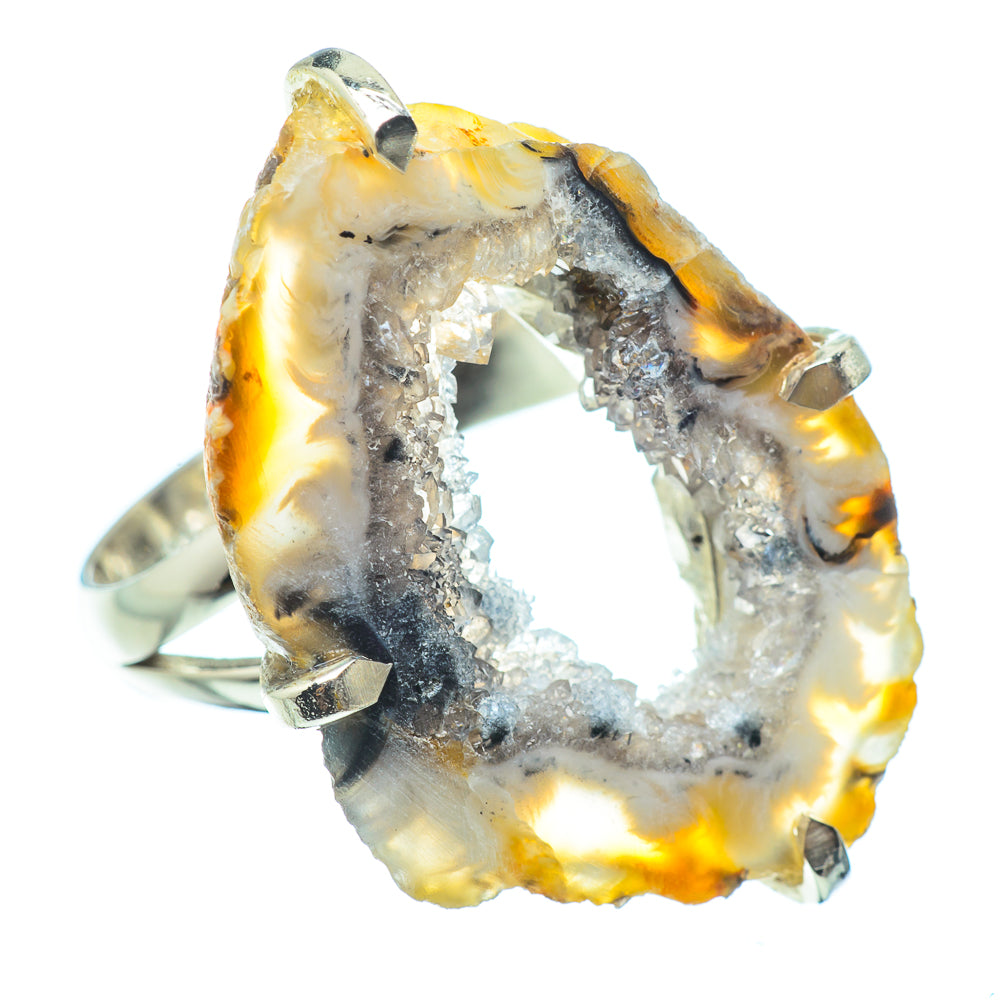 Occo Geode Slice Rings handcrafted by Ana Silver Co - RING33177