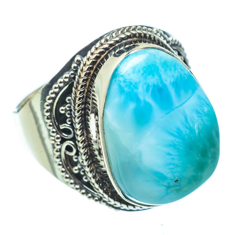 Larimar Rings handcrafted by Ana Silver Co - RING33362