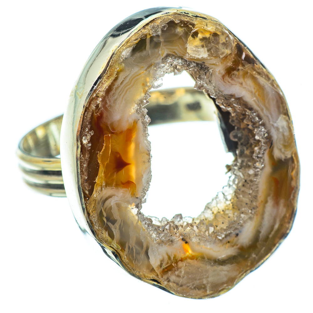 Occo Geode Slice Rings handcrafted by Ana Silver Co - RING33407
