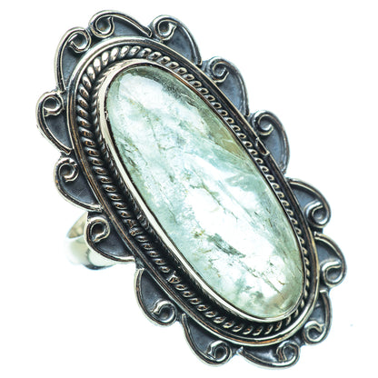 Rainbow Moonstone Rings handcrafted by Ana Silver Co - RING33463