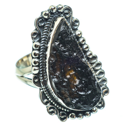 Tektite Rings handcrafted by Ana Silver Co - RING33479