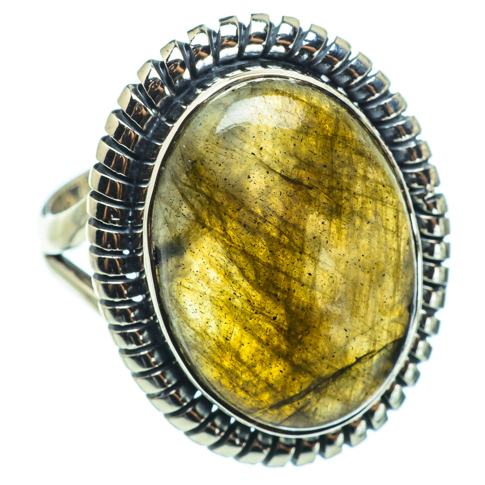 Labradorite Rings handcrafted by Ana Silver Co - RING33539