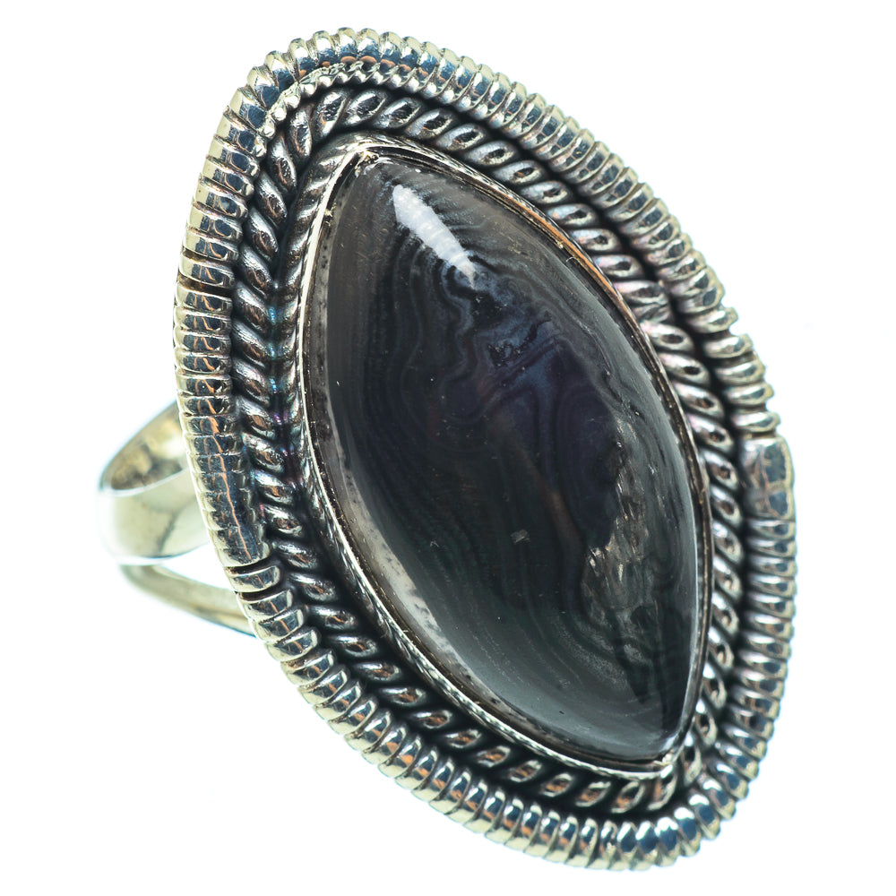 Psilomelane Rings handcrafted by Ana Silver Co - RING33557