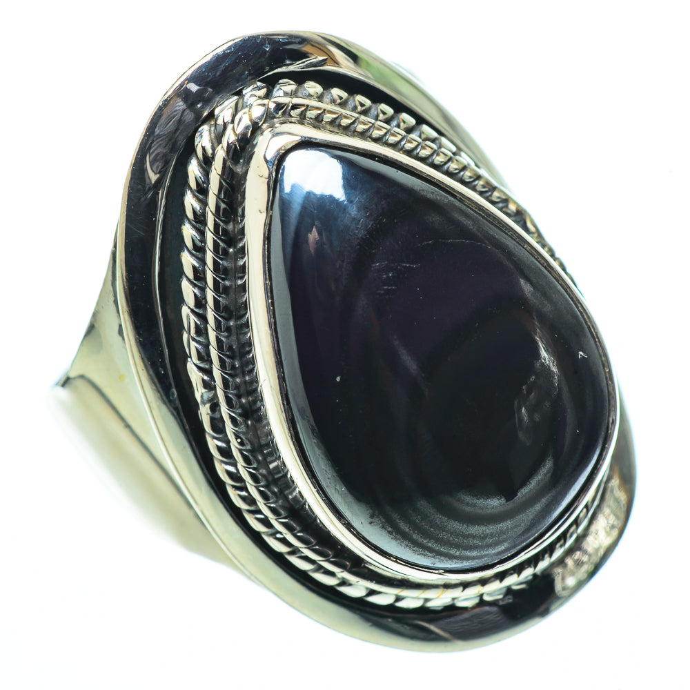 Psilomelane Rings handcrafted by Ana Silver Co - RING33586