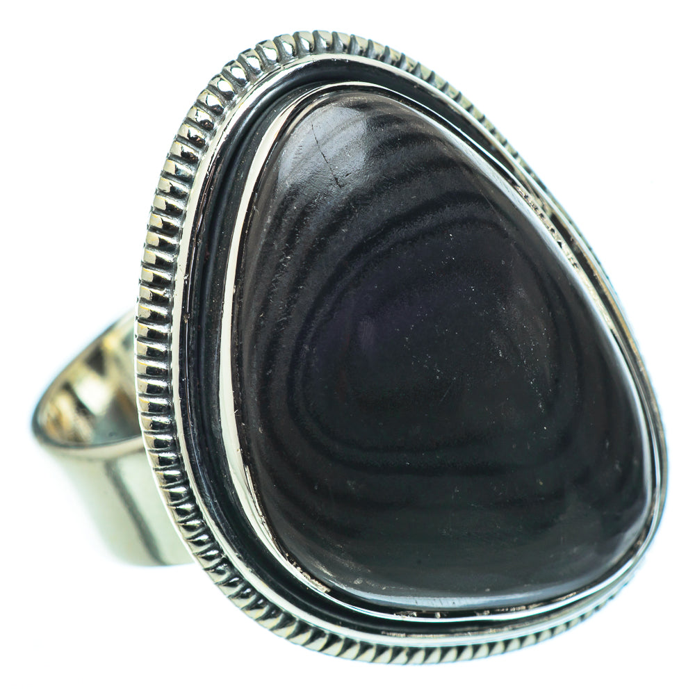 Psilomelane Rings handcrafted by Ana Silver Co - RING33607