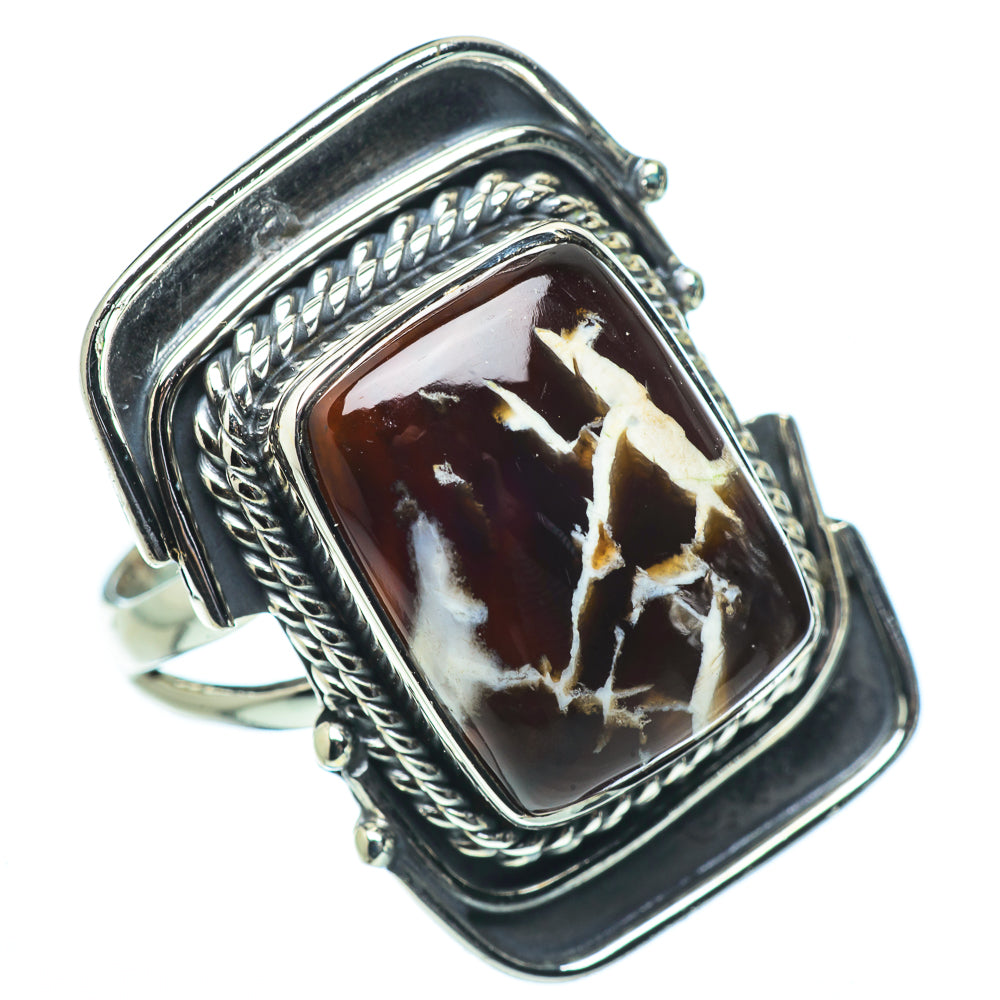Peanut Wood Jasper Rings handcrafted by Ana Silver Co - RING33616