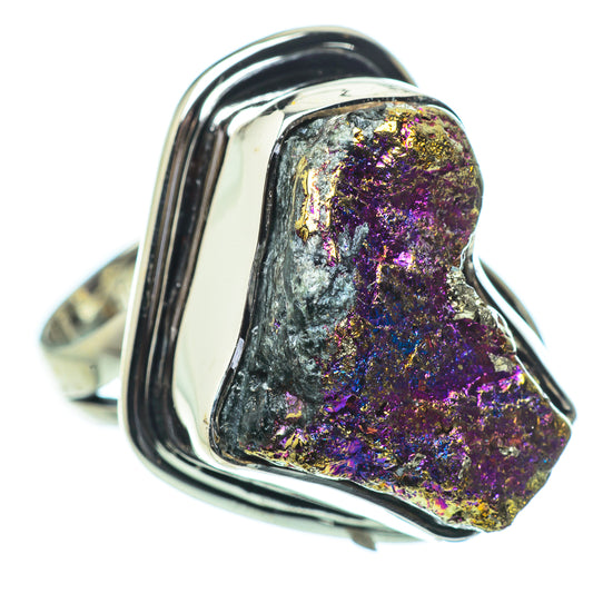 Titanium Druzy Rings handcrafted by Ana Silver Co - RING33625
