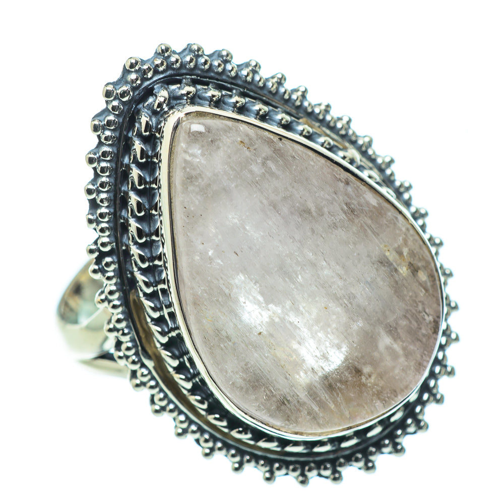 Rainbow Moonstone Rings handcrafted by Ana Silver Co - RING33636