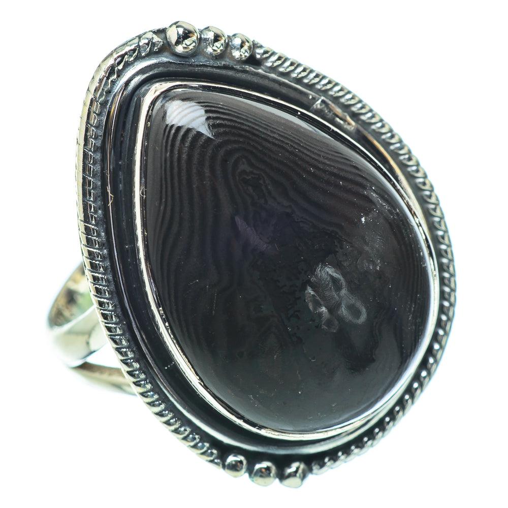 Psilomelane Rings handcrafted by Ana Silver Co - RING33643