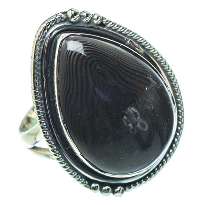 Psilomelane Rings handcrafted by Ana Silver Co - RING33643