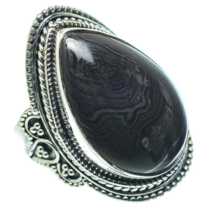 Psilomelane Rings handcrafted by Ana Silver Co - RING33672