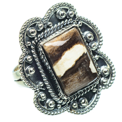 Peanut Wood Jasper Rings handcrafted by Ana Silver Co - RING33682