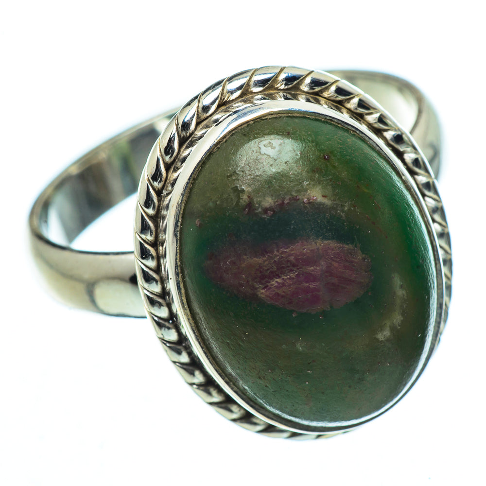 Ruby Zoisite Rings handcrafted by Ana Silver Co - RING33720