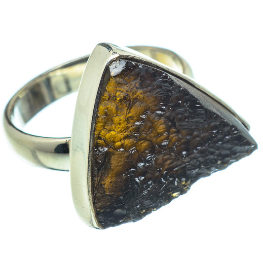 Tektite Rings handcrafted by Ana Silver Co - RING33762