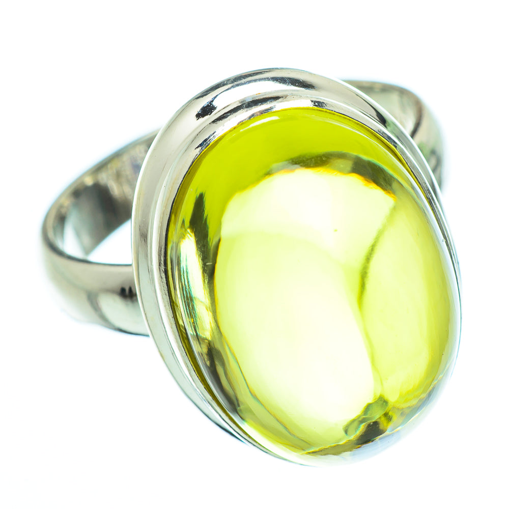 Olive Quartz Rings handcrafted by Ana Silver Co - RING33821