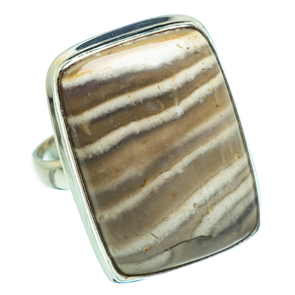 Peanut Wood Jasper Rings handcrafted by Ana Silver Co - RING34021