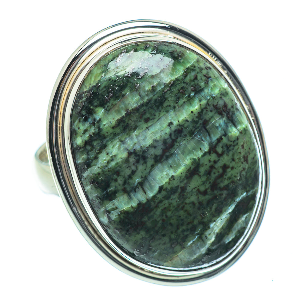Lizard Jasper Rings handcrafted by Ana Silver Co - RING34051