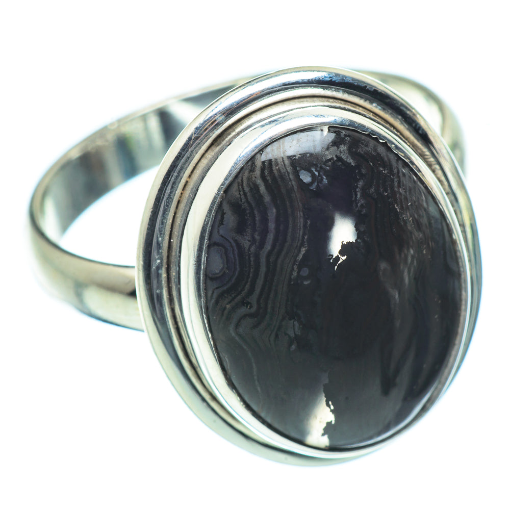 Psilomelane Rings handcrafted by Ana Silver Co - RING34309