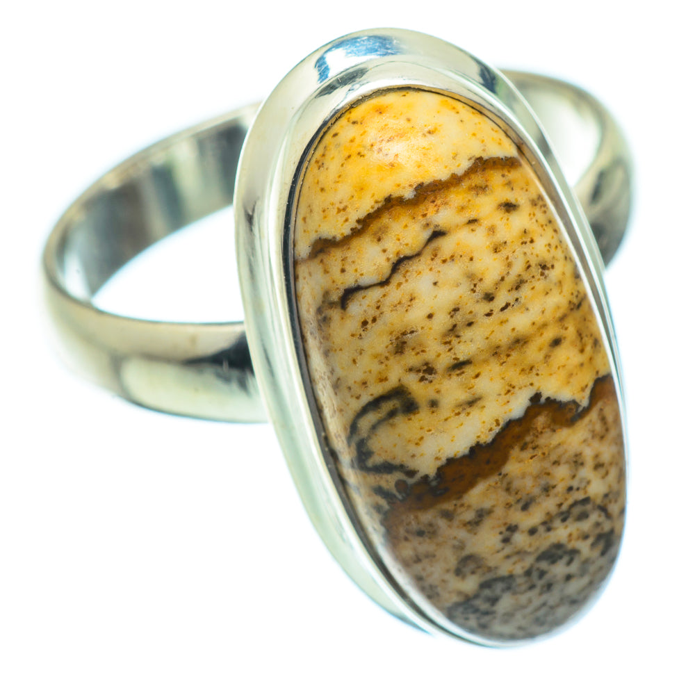 Picture Jasper Rings handcrafted by Ana Silver Co - RING34343